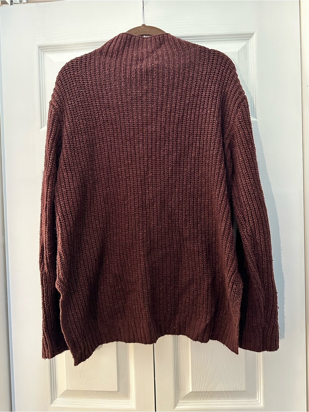 Roots Women's Chunky Mock Neck Sweater - Burgundy - Picture 2 of 7
